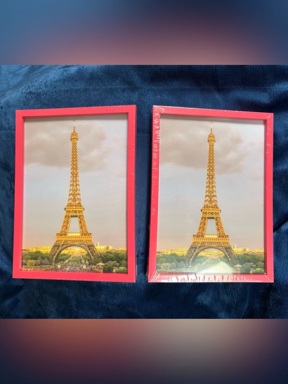 Decorative Pink Photo Frames - Set of 2